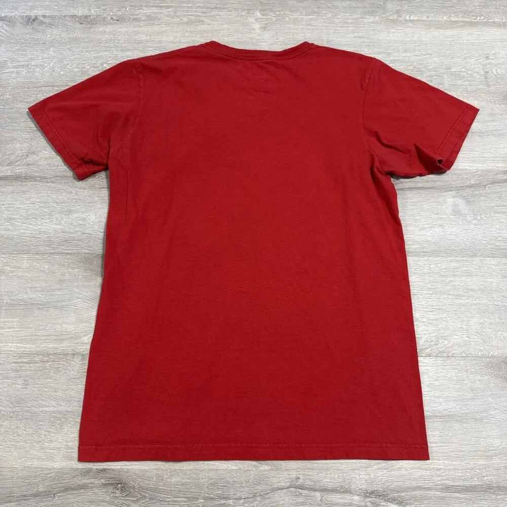 Stan Musial Shirt St Louis Cardinals Majestic Men's Red Medium 100% Cotton